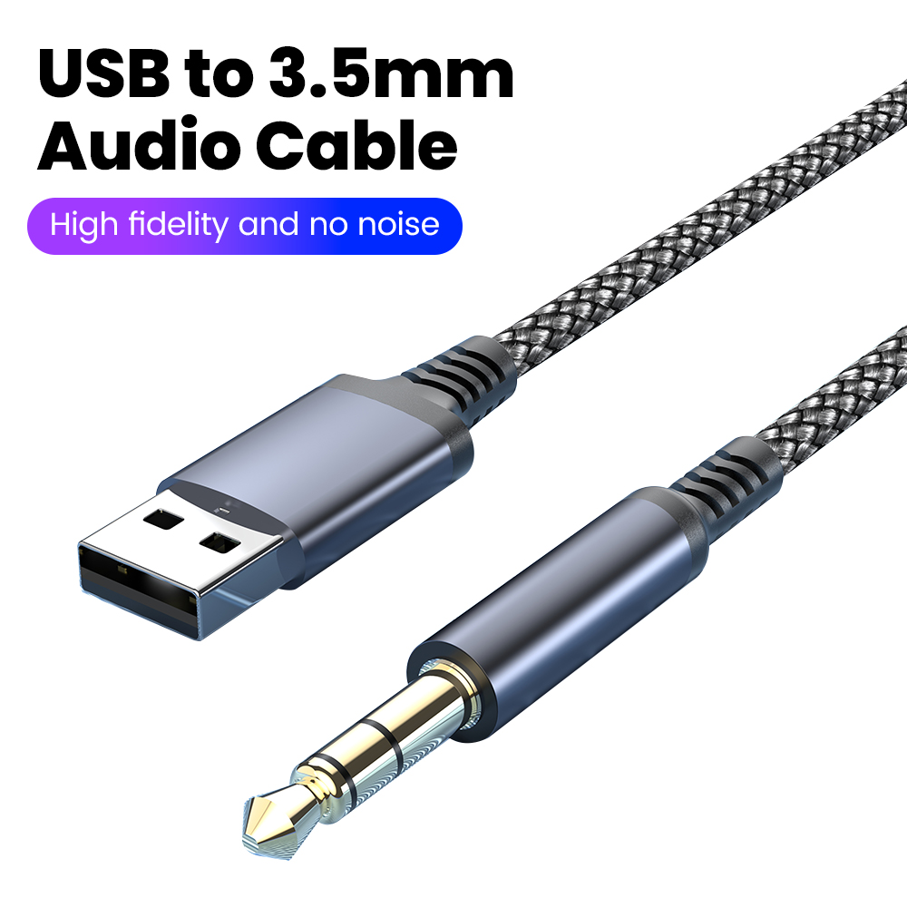 Laptop Accessories Headphones - USB A から 3.5 ミリメートルジャックオス -