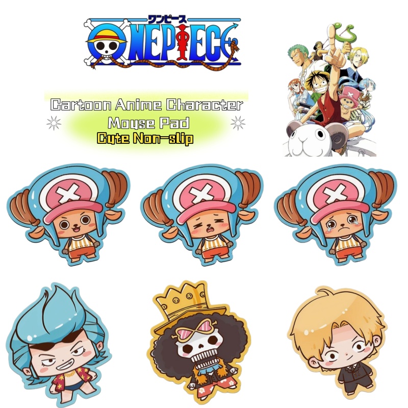 Laptop Accessories Toy - ワンピース漫画アニメキャラクターかわいいマウスパッド和風滑り止めマウスパッド二次元ゾロラップトップキーボードマット