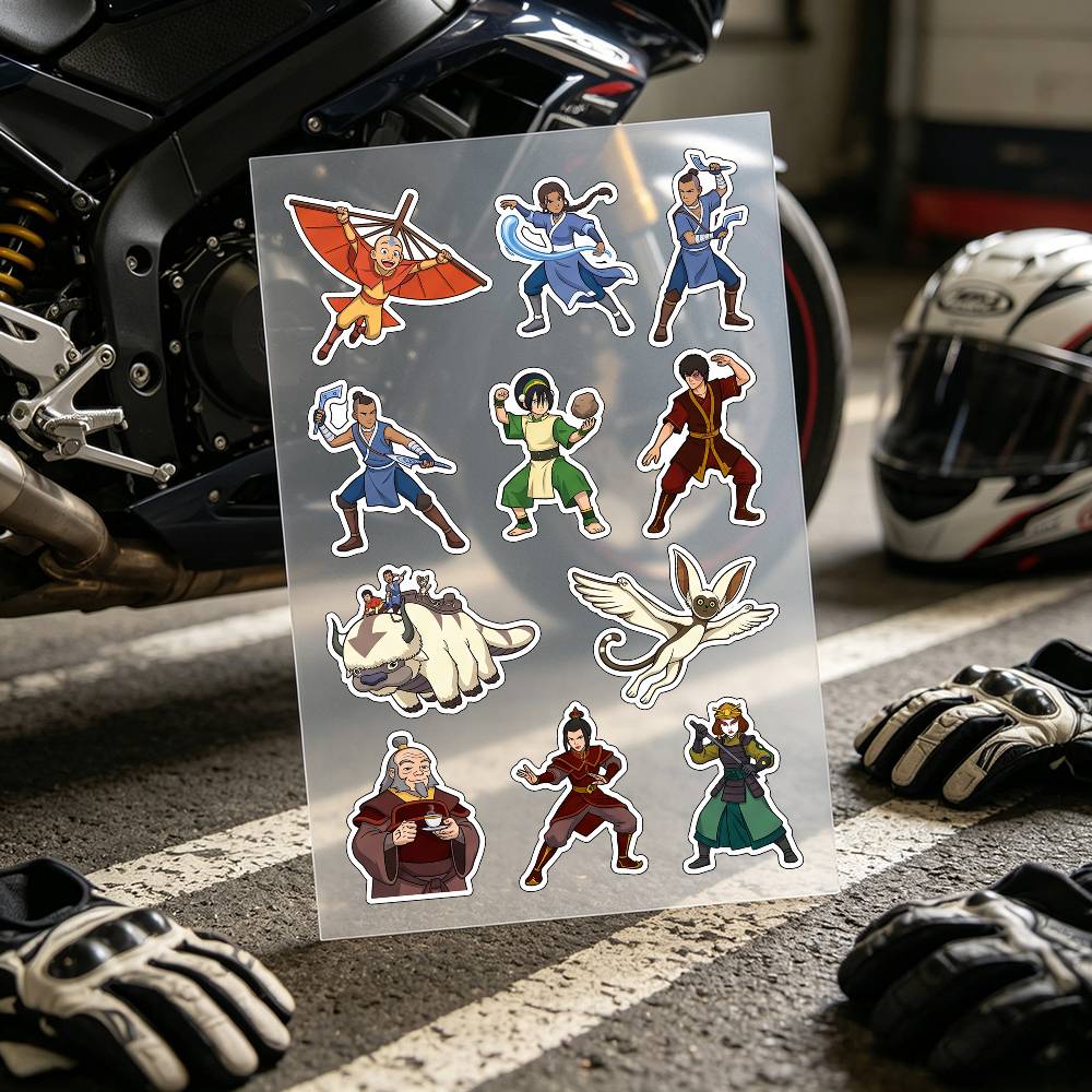 Laptop Accessories Ideas - アバター：伝説の少年アン ステッカー 車体バンパー ウィンドウ オートバイ ノートパソコン