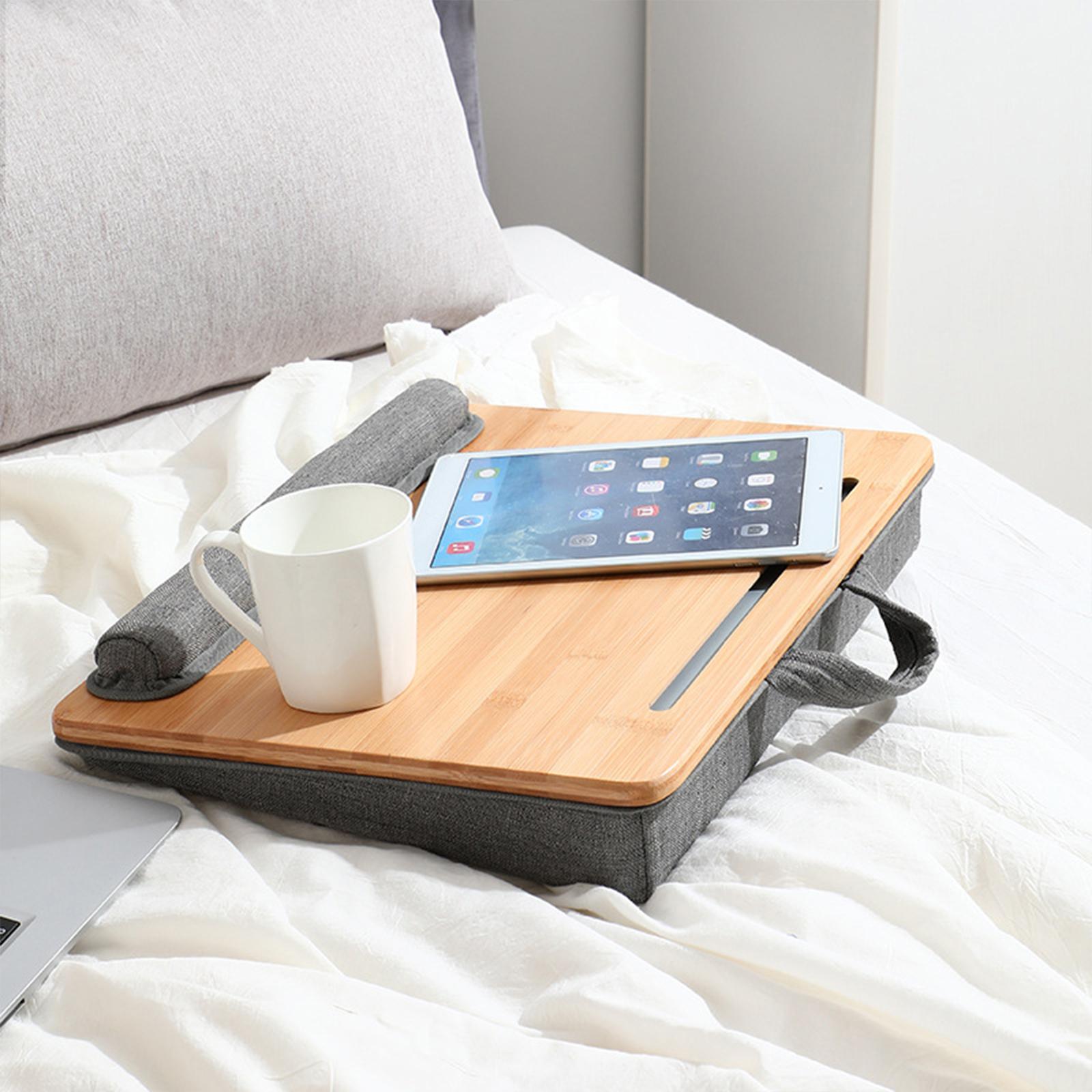 Laptop Accessories Officeworks - 人間工学に基づいたラップデスク、リストレスト付き、ベッド、ソファ、車、オフィス、寝室、自宅用のノートパソコンデスク、ワークテーブル