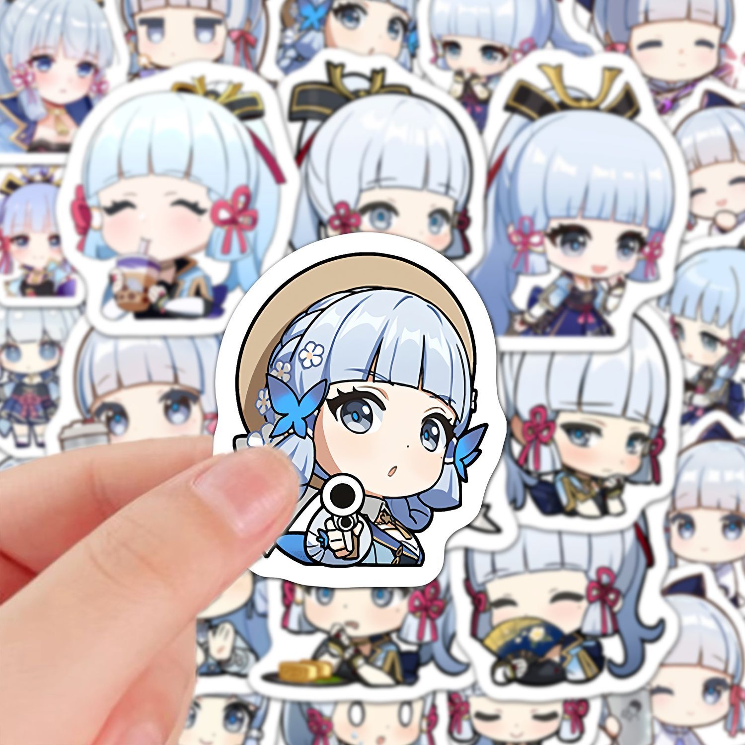 Laptop Accessories Stickers - 神里あやか 60 個原神アニメ学生ステッカー装飾ラップトップ電話スーツケースノートブックラベル文具ステッカー