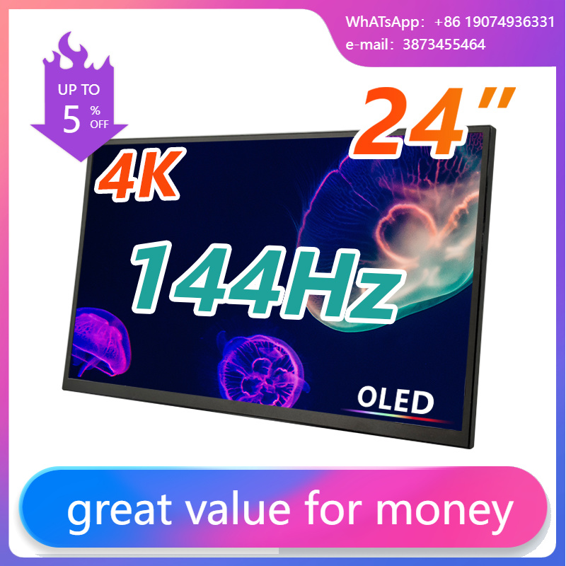 Monitor Portable Usb - 15.6インチ、16インチ、18.4インチ、21.5インチ OLEDスクリーンモニター、2.5k、4k、144hzゲーミングスクリーン、USBポータブルモニター、外付けモニター