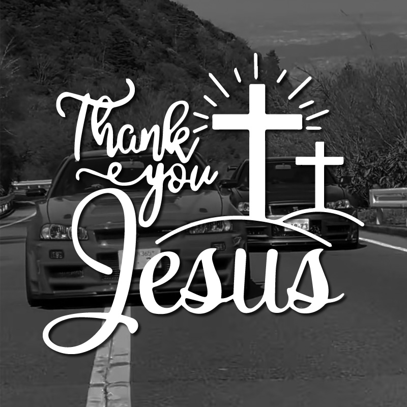 Laptop Accessories Ideas - Christian-車のステッカー,車のステッカー,jesus od,バンパー,ビニールデカール,車のアクセサリー,トラック,壁,ラップトップ,窓,デカール