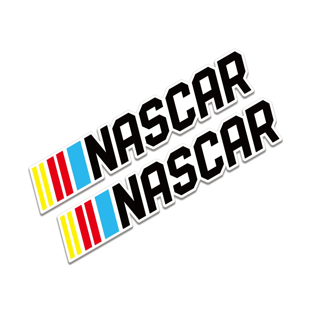 Laptop Accessories Ideas - Nascar-レーシングカーステッカー、車体、バンパー、窓、オートバイ、ラップトップ、壁、ビニールフィルム、スタイリングデカール、カーチューニングアクセサリー、2個