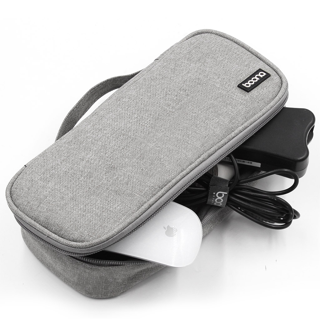 Laptop Electronics Accessories - ポータブルトラベルキャリングケース,電子アクセサリーケース,ラップトップ充電器,アダプター,マウス,ケーブル