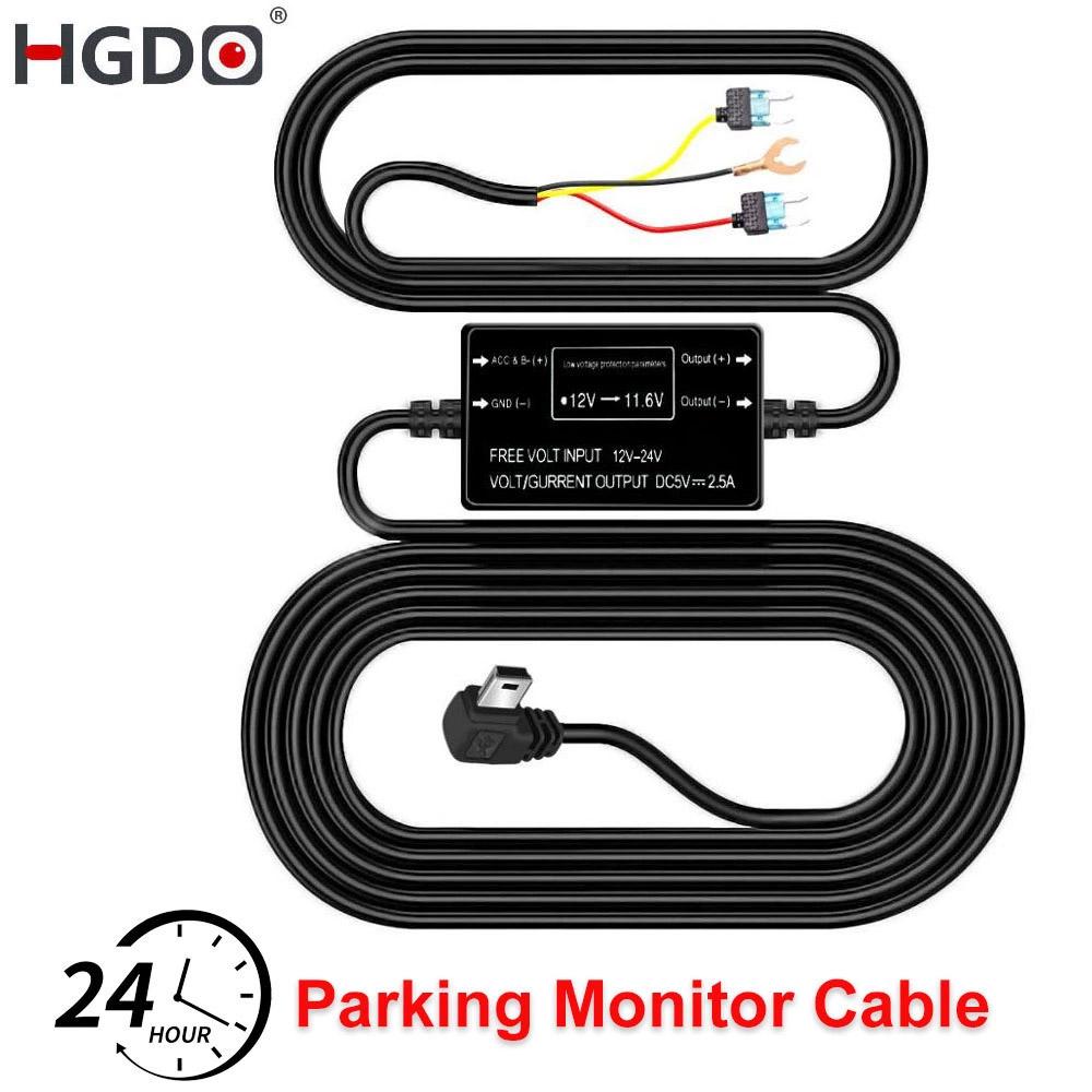Monitor Portable Usb - HGDO ダッシュカム ハードワイヤーキット ミニUSBポート DC 12/24V