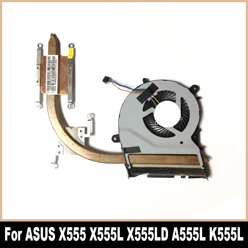 Laptop Accessories Asus - ラップトップcpu冷却ファン、ヒートシンク付きクーラー、asus x555、x555l、a555l、f555l、k555l、x555ld、x555lp、x555lj、x555lf