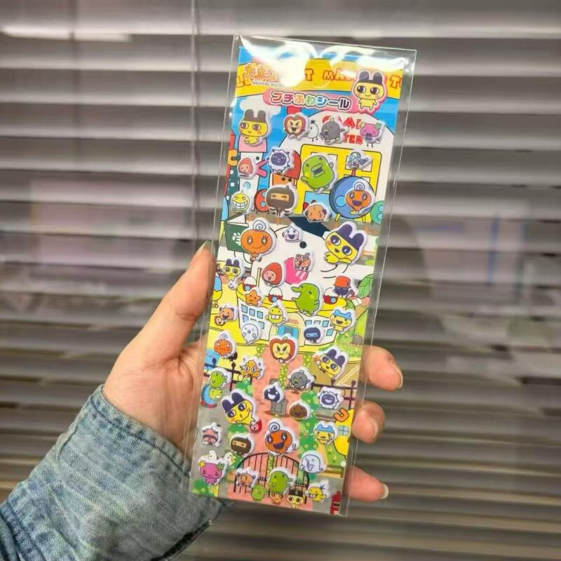 Laptop Accessories Toy - 6 個たまごっち漫画バブルステッカー創造性 Diy 電話ケーススーツケースラップトップ装飾ステッカーアニメ周辺機器ギフトおもちゃ