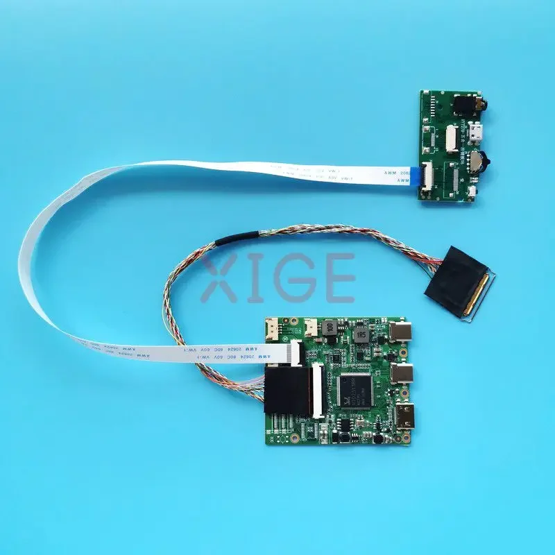 Monitor Portable Usb - ミニHDMIコントローラーボードキット,ラップトップモニター,マイクロUSB,40ピン,lvds,lp173wd1 tlb2 tlc1 tld2,1600x900と互換性があります
