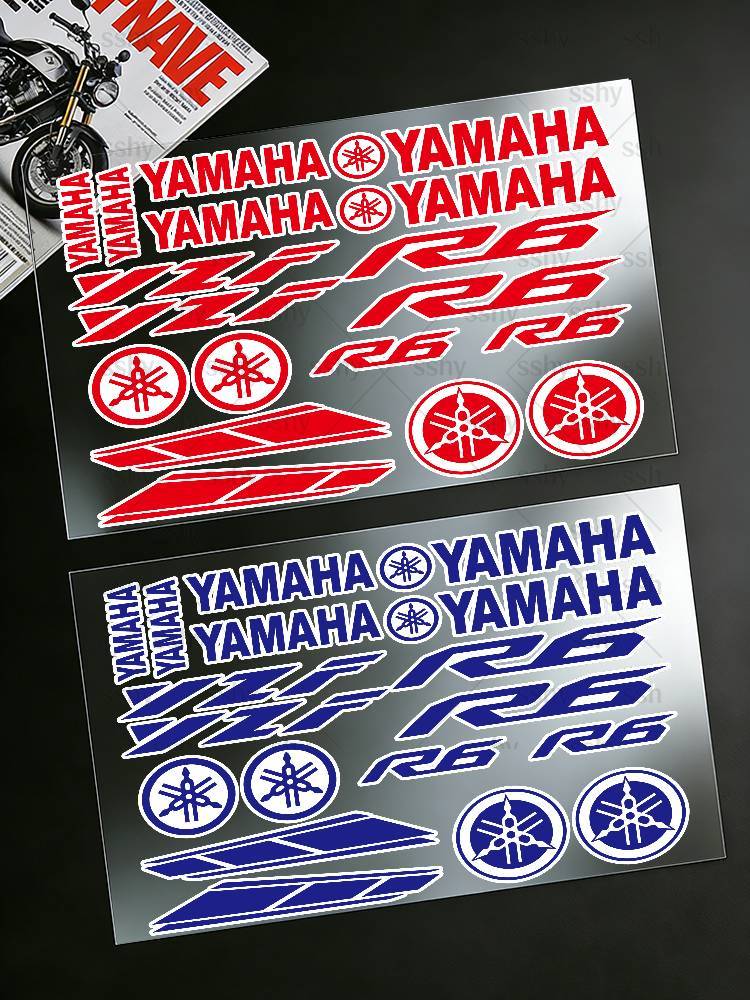 Laptop Accessories Ideas - ヤマハ YZF R6 ステッカーモトステッカー自動車ボディバンパー窓オートバイのラップトップ壁ビニールデカール車のチューニングアクセサリー