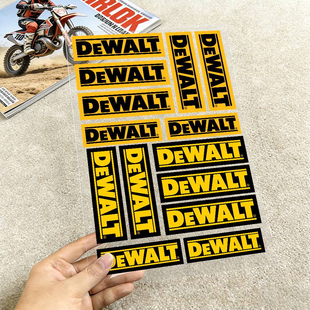 Laptop Accessories Ideas - ステッカーモトステッカー DeWalt 自動車ボディバンパー窓オートバイのラップトップ壁ビニールデカール車のチューニングアクセサリー