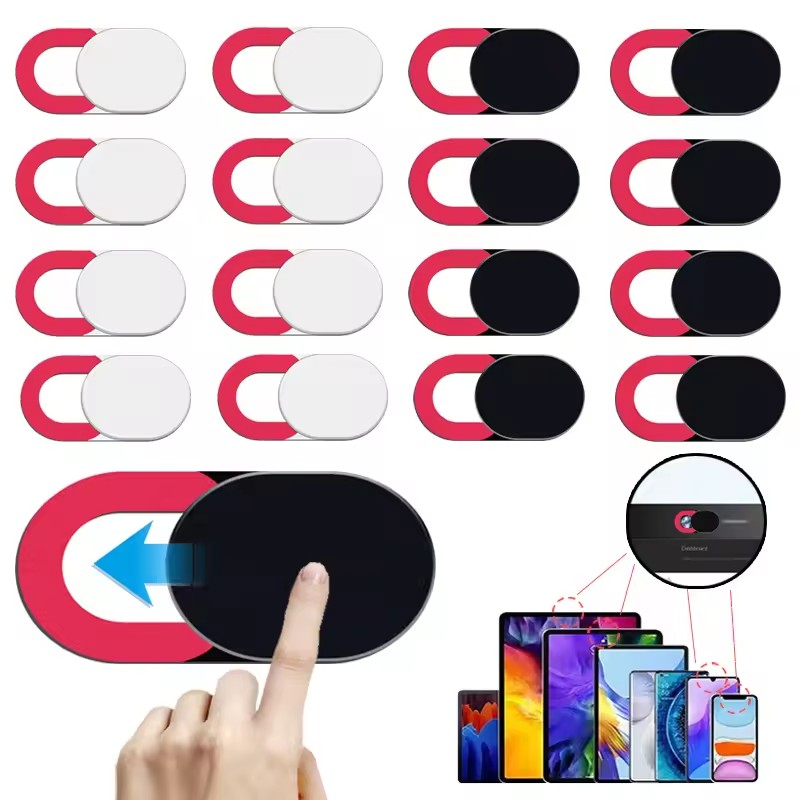 Laptop Accessories Stickers - ノートパソコンカメラプライバシーカバー ウェブカメラカバー シャッター粘着スライダー iPadタブレット ウェブPCカメラ 携帯電話レンズ