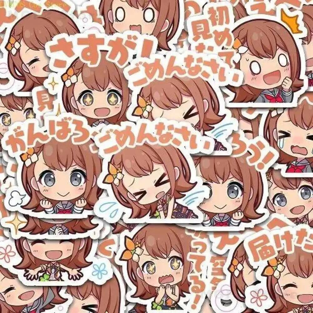 Laptop Accessories Stickers - 世界 ‌ 花佐藤美代プロジェクト ‌ ステッカー ノートパソコン