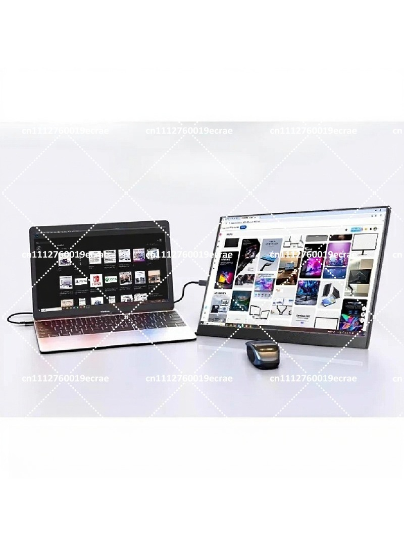 Monitor Portable Usb - ノートパソコン用ポータブル4Kモニター、USB-C接続ゲーミング外付けスクリーン、生産性向上のためのセカンドディスプレイ