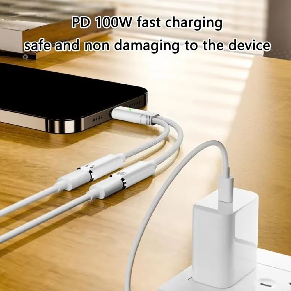 USB C スプリッター 2 in 1 ヘッドフォンジャック - Laptop Accessories Headphones のレビューと価格