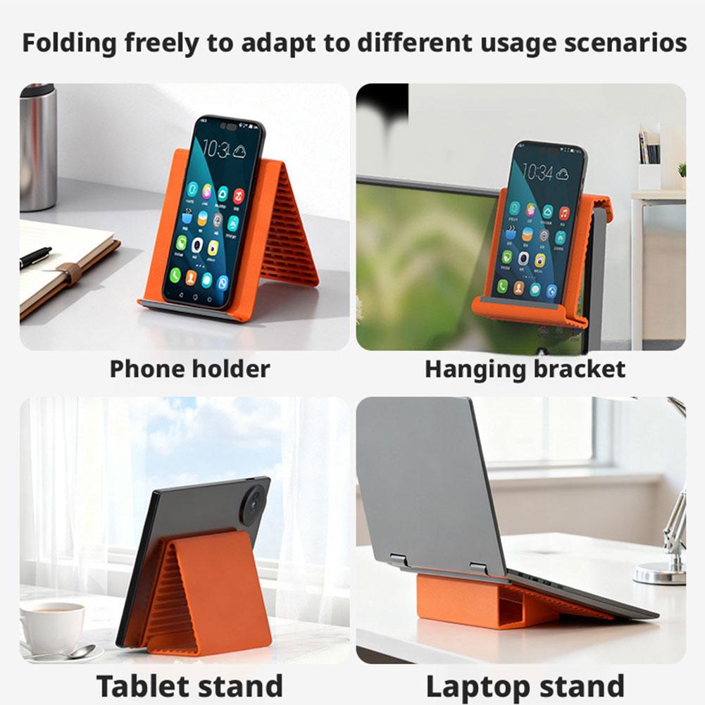 折りたたみ式レイジーブラケット電話スタンド多機能ホルダータブ - Laptop Electronics Accessories のレビューと価格