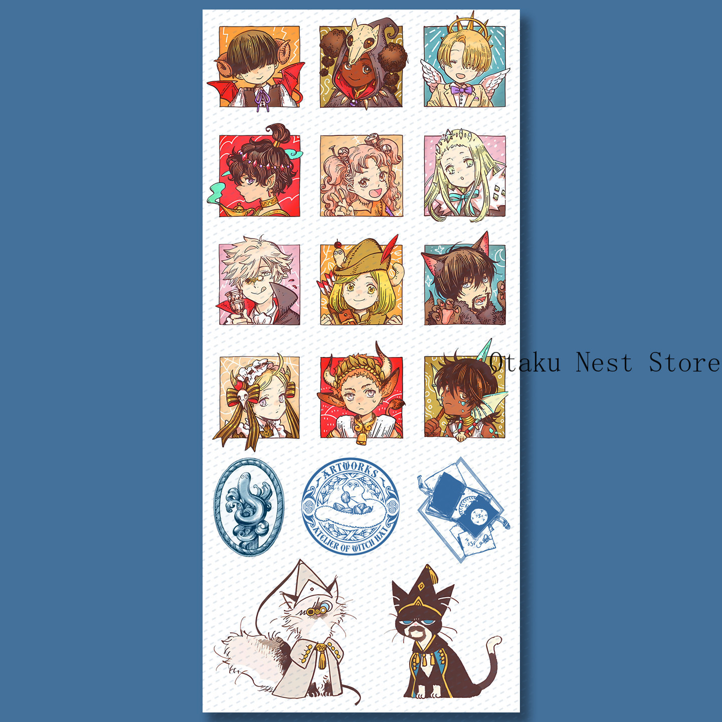 アニメ魔女帽子アトリエココキフレイアゴットオルグージョかわい - Laptop Accessories Stickers のレビューと価格