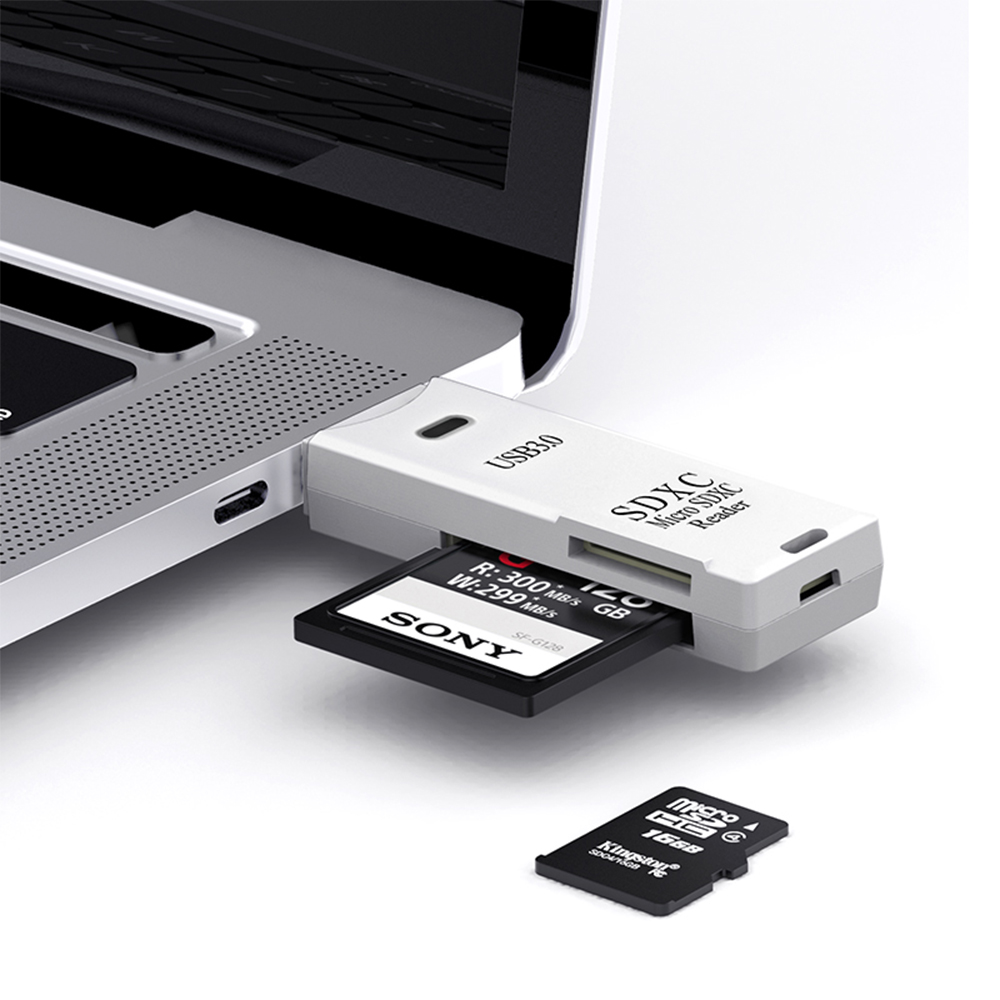2in1 USB 3.0カードリーダー ポータブルマイクロS - Laptop Accessories Gadgets のレビューと価格