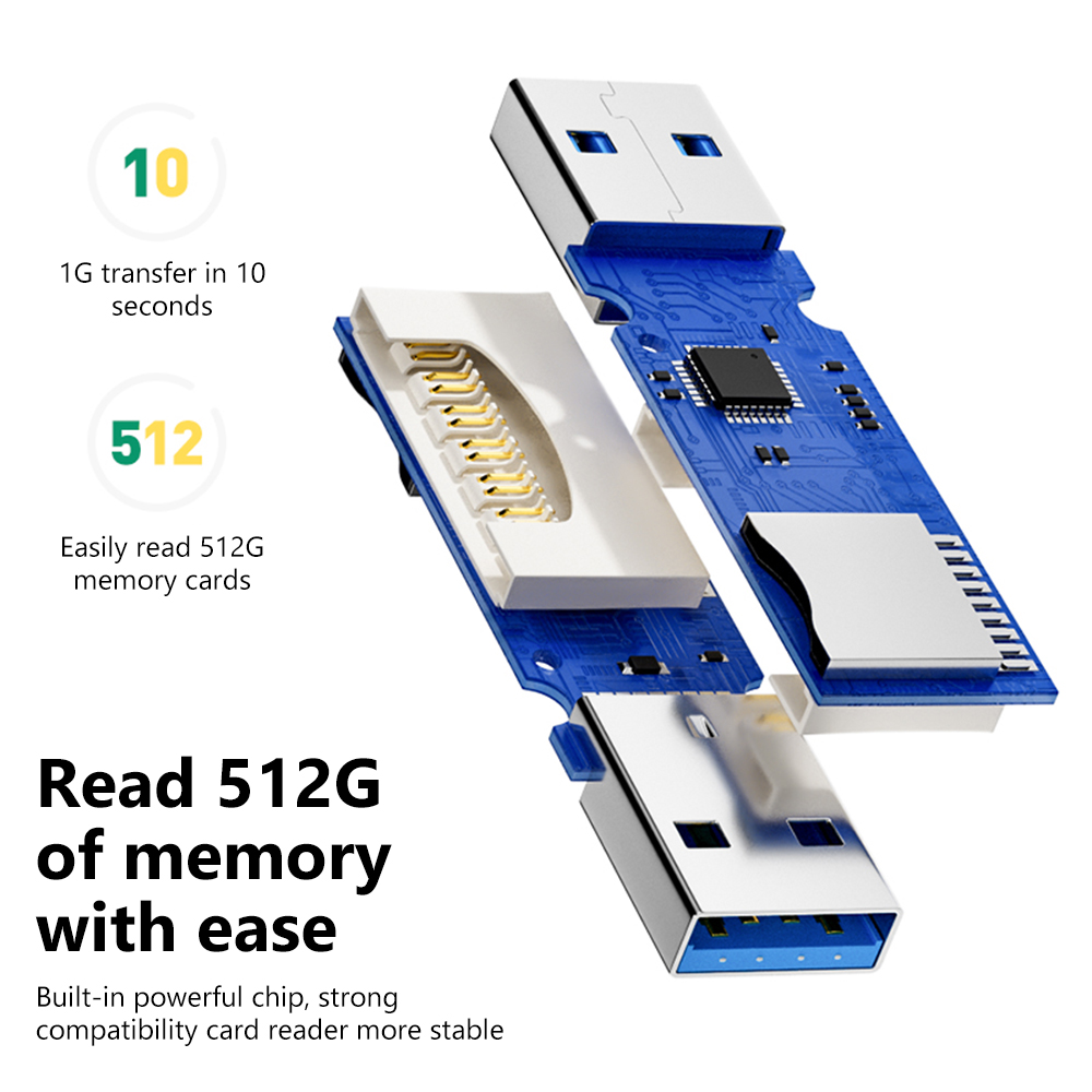 2in1 USB 3.0カードリーダー ポータブルマイクロS - Laptop Accessories Gadgets のレビューと価格
