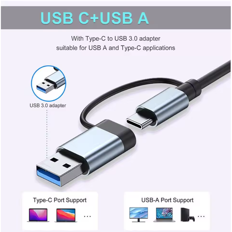 5/7/8ポート USB A C ハブ コンセントレーター  - Laptop Accessories Gadgets のレビューと価格