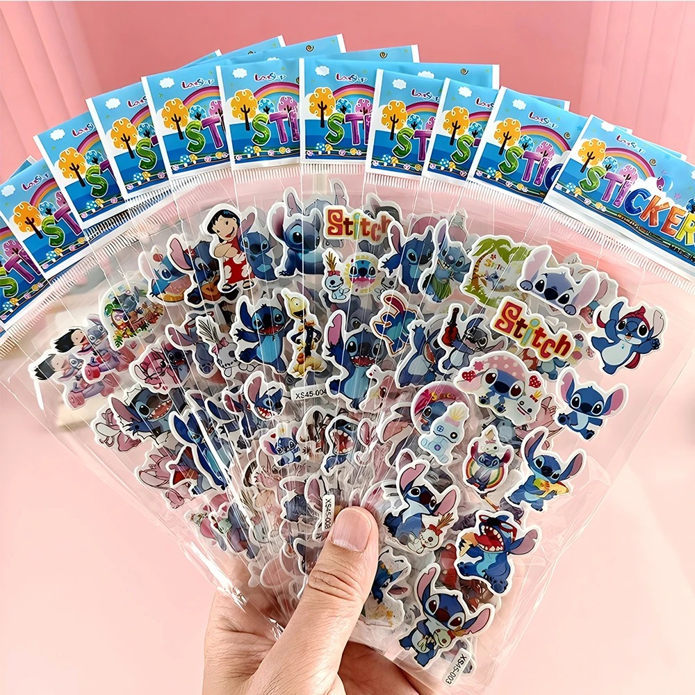 48 枚かわいいディズニーリロスティッチステッカーハンドアカ - Laptop Accessories Toy のレビューと価格