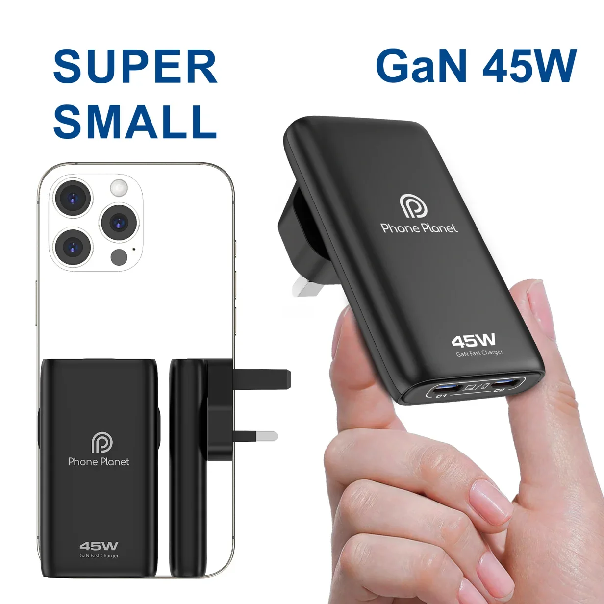 新型超薄型【US/EU/UK】45W/65W GaNスマート - Laptop Accessories Uk のレビューと価格