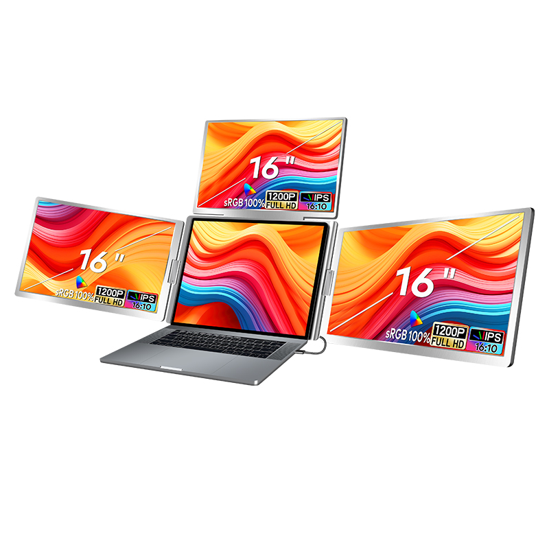 2026年新発売 ポータブルクアッドモニター 16インチLC - Monitor Portable Usb のレビューと価格