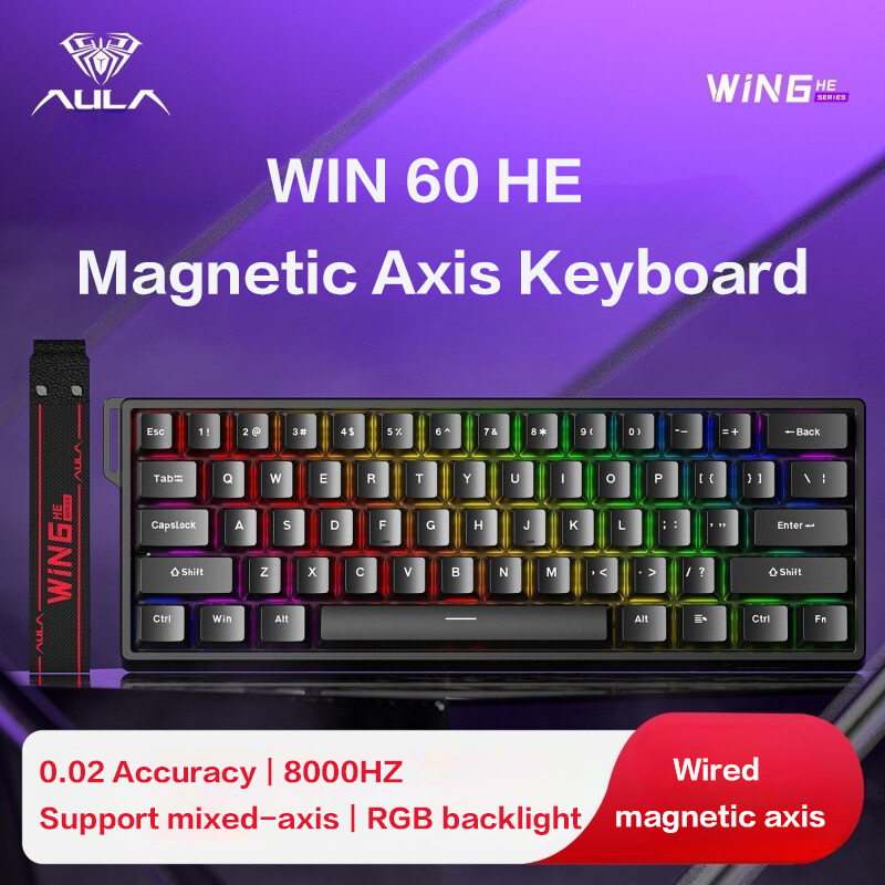 AULA WiN 60 磁気軸キーボード RT カスタムメカ - Laptop Accessories Uk のレビューと価格