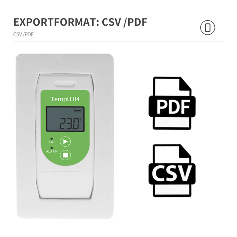 USB 温度データロガー温度計 CVS & PDF への自動 - Monitor Portable Usb のレビューと価格