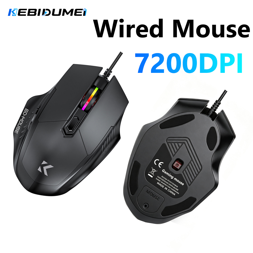 KEBIDUMEI 7200DPI 有線マウス 6 ボタン  - Laptop Electronics Accessories のレビューと価格
