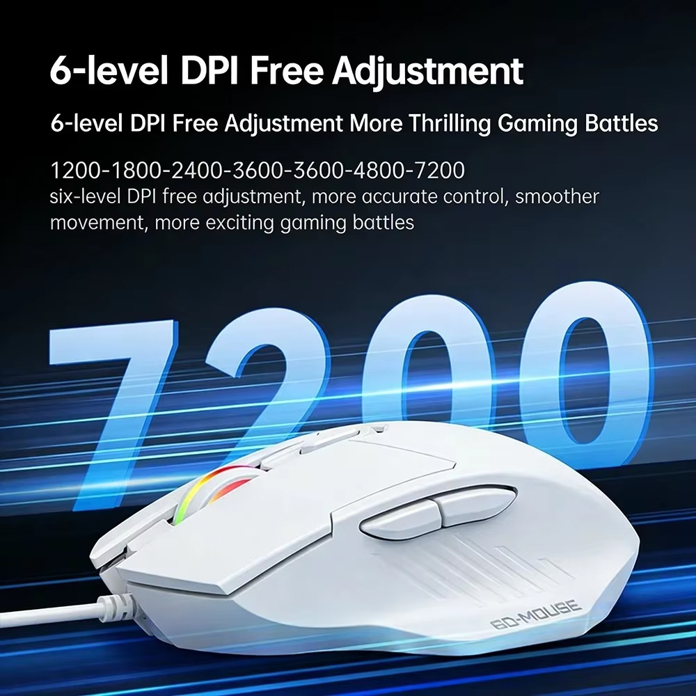 KEBIDUMEI 7200DPI 有線マウス 6 ボタン  - Laptop Electronics Accessories のレビューと価格