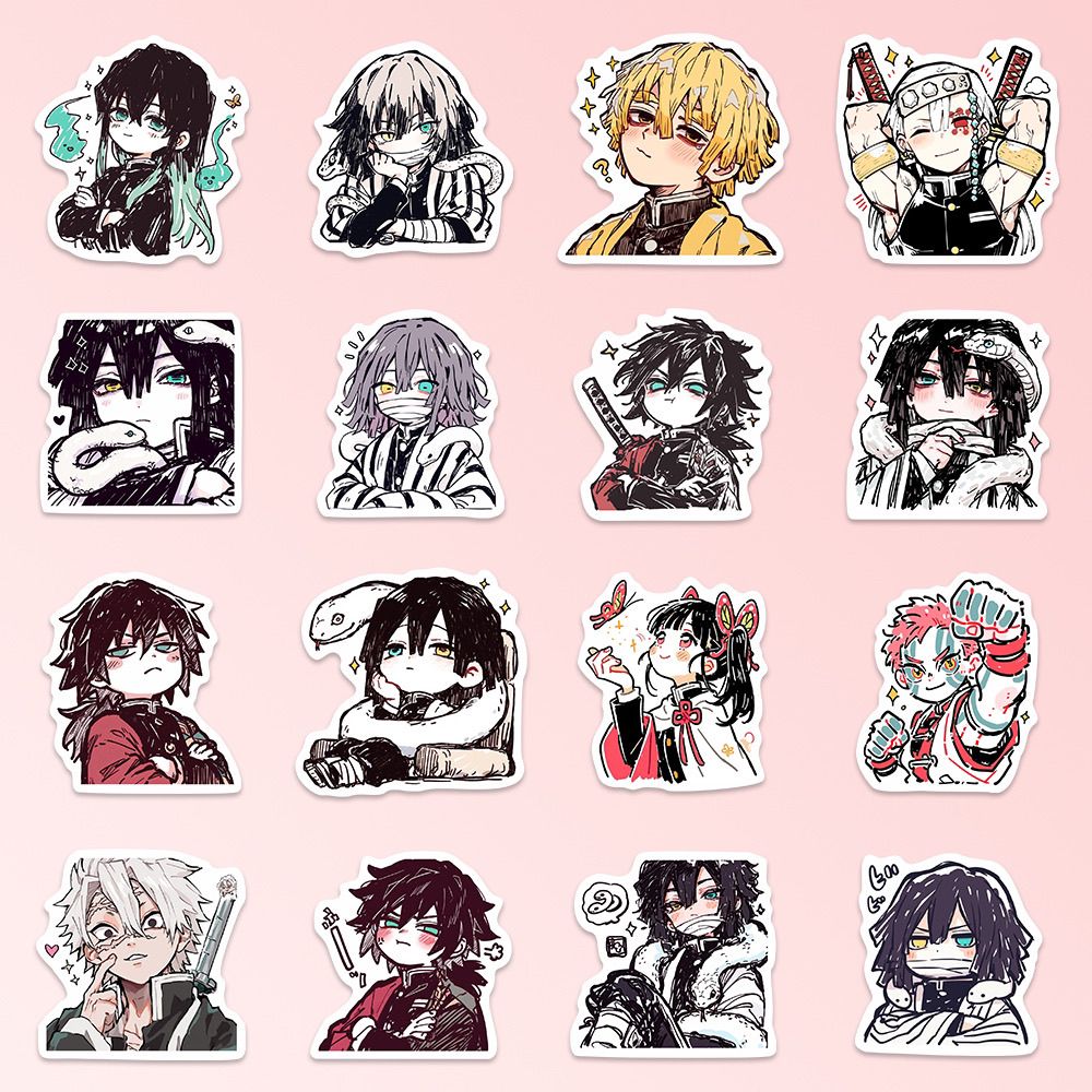 55枚 鬼滅の刃 竈門炭治郎 アニメステッカー かわいい漫画 - Laptop Accessories Stickers のレビューと価格