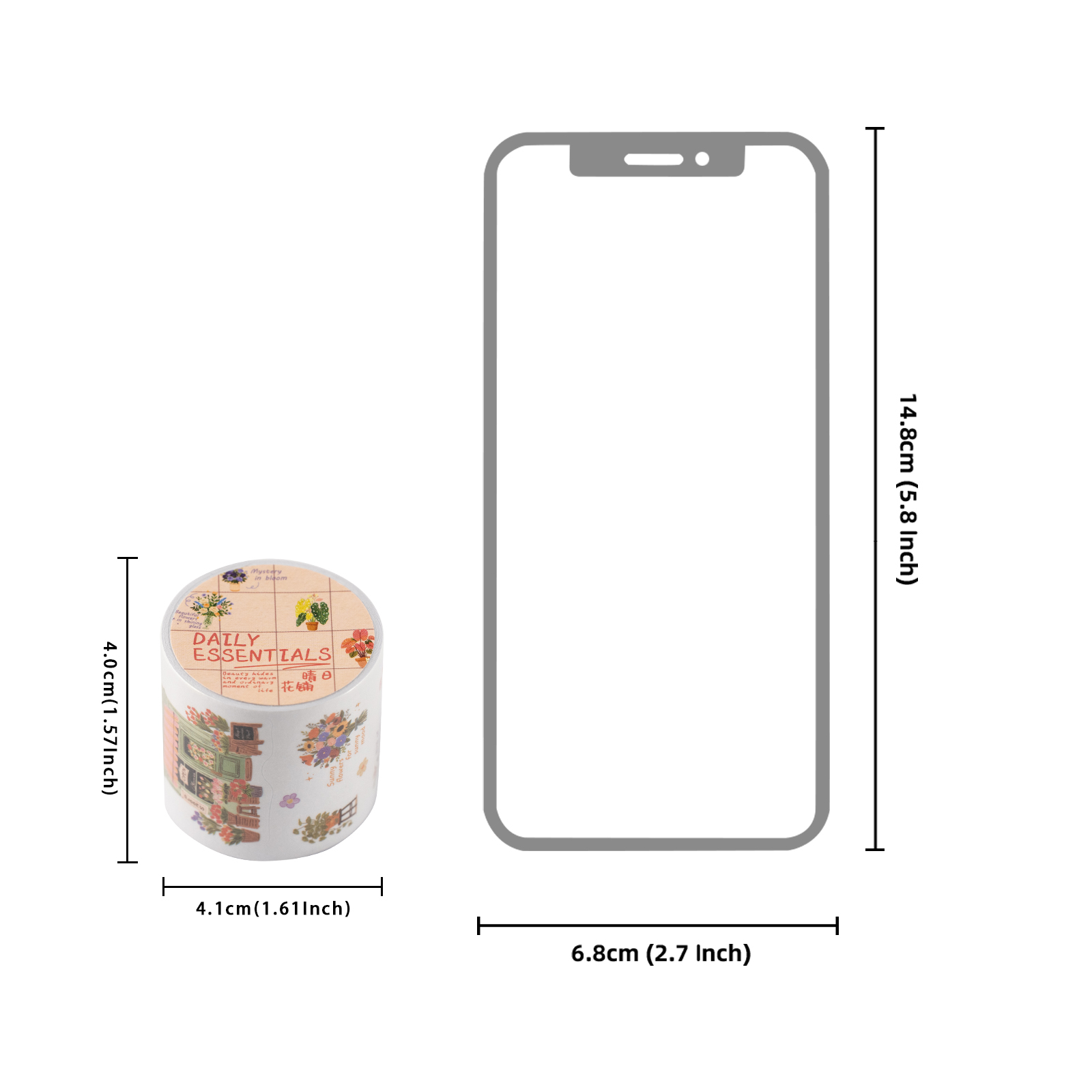 Etori Life 40*2m 和風手描きストリートフラワ - Laptop Accessories Shop のレビューと価格