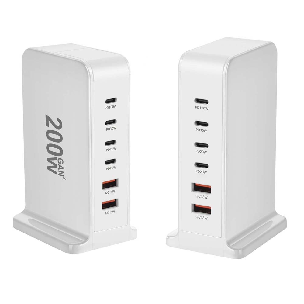 USB Type-C充電器,6ポート,200W, 168W, - Laptop Accessories Uk のレビューと価格