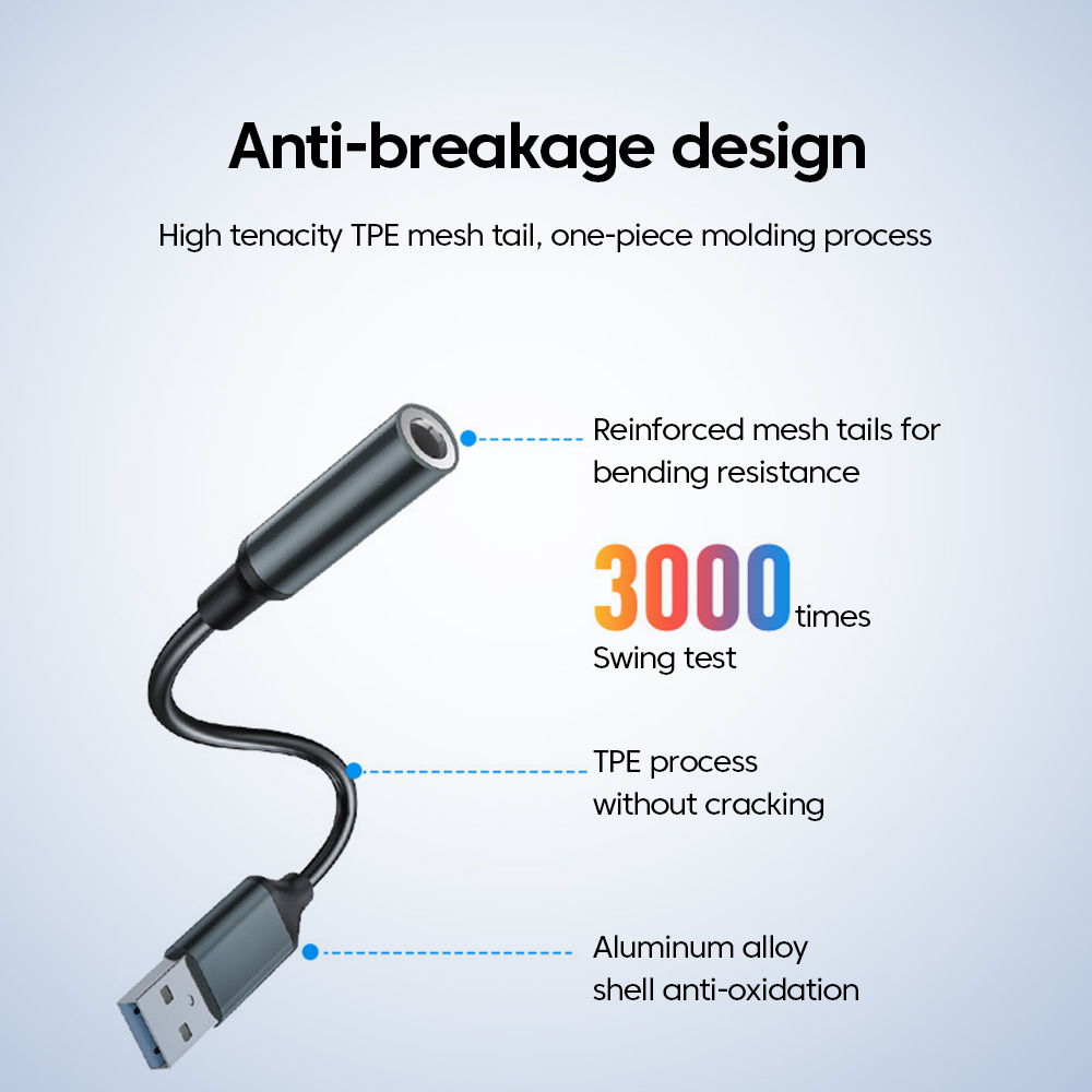 USB - 3.5mm ジャックオーディオアダプター USB - Laptop Accessories Headphones のレビューと価格