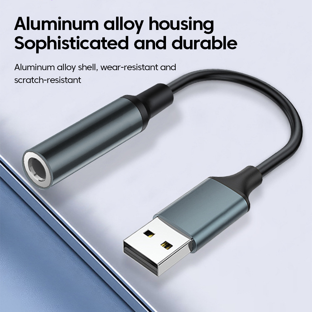 USB - 3.5mm ジャックオーディオアダプター USB - Laptop Accessories Headphones のレビューと価格