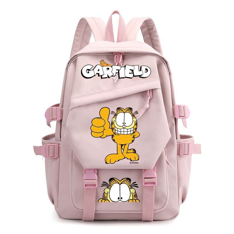 ガーフィールドの漫画風のかわいい学生用軽量スクールバッグ、カ - Laptop Accessories Parts のレビューと価格