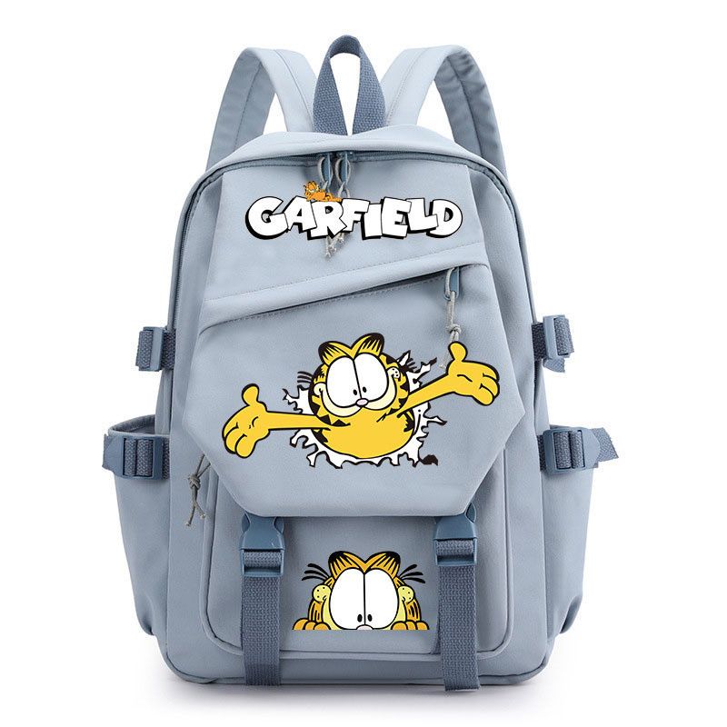 ガーフィールドの漫画風のかわいい学生用軽量スクールバッグ、カ - Laptop Accessories Parts のレビューと価格