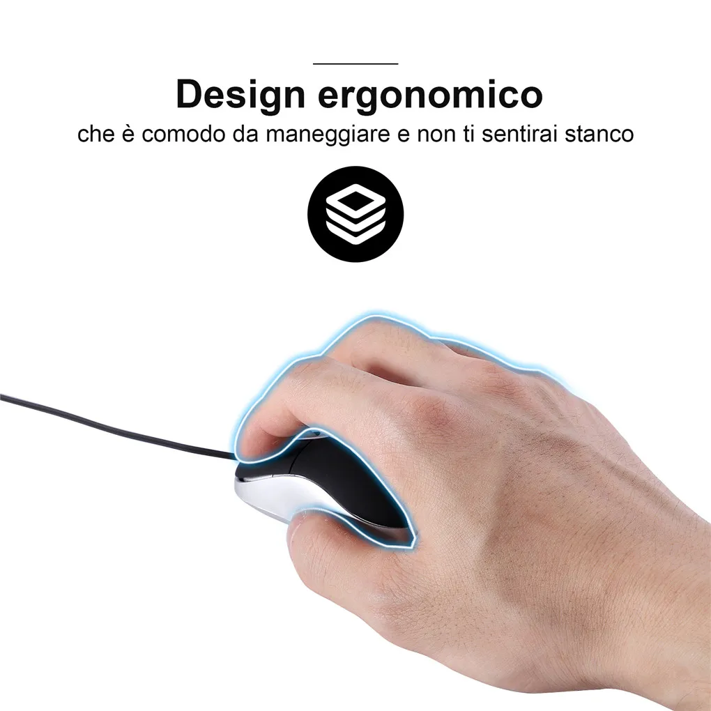 ポータブル光学式ミニマウス格納式 USB ケーブル人間工学に - Laptop Electronics Accessories のレビューと価格