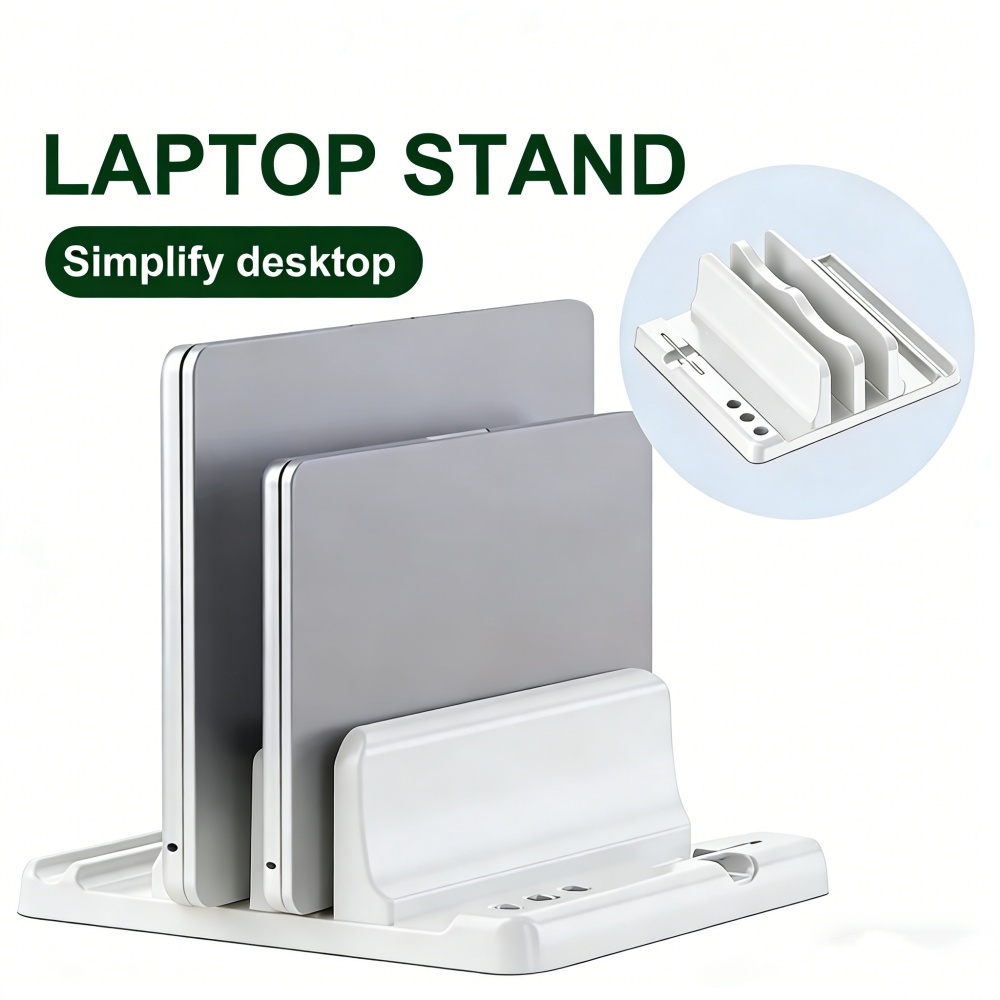 調節可能な垂直ラップトップスタンド幅調節可能なラップトップホ - Laptop Accessories Gadgets のレビューと価格