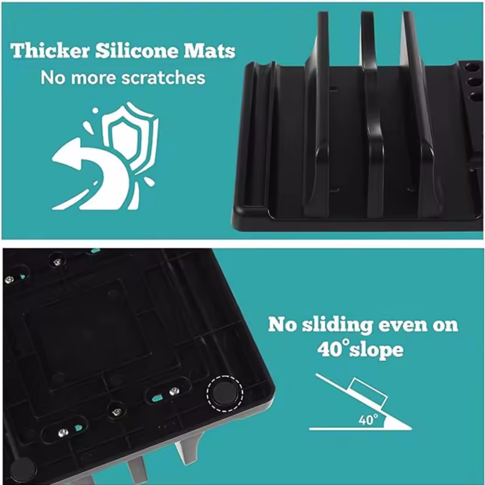調節可能な垂直ラップトップスタンド幅調節可能なラップトップホ - Laptop Accessories Gadgets のレビューと価格
