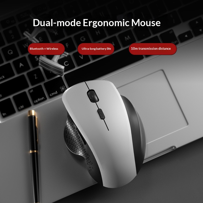 グレーワイヤレス Bluetooth マウストライモードユニ - Laptop Accessories Officeworks のレビューと価格