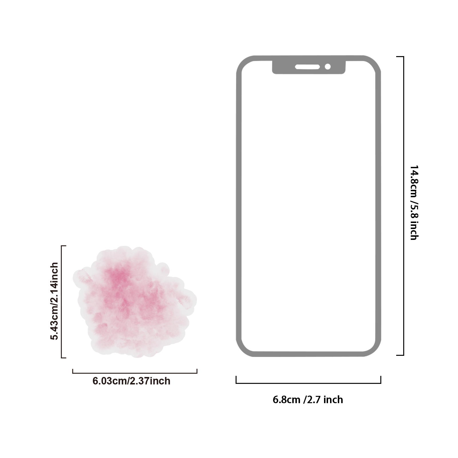Etori Life ハートビート ピンク 水彩画 デザート - Laptop Accessories Ideas のレビューと価格