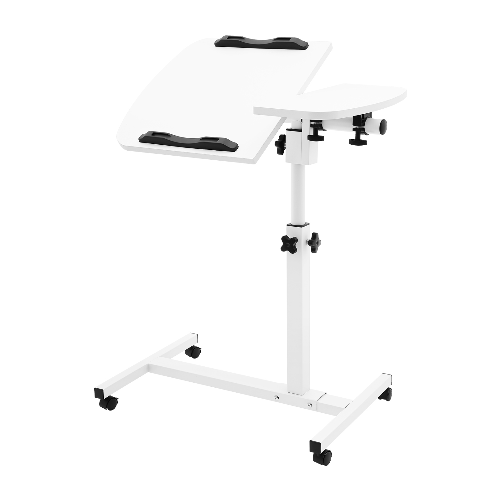 調節可能なローリングラップトップデスクスタンド、ホワイトMD - Laptop Accessories Officeworks のレビューと価格