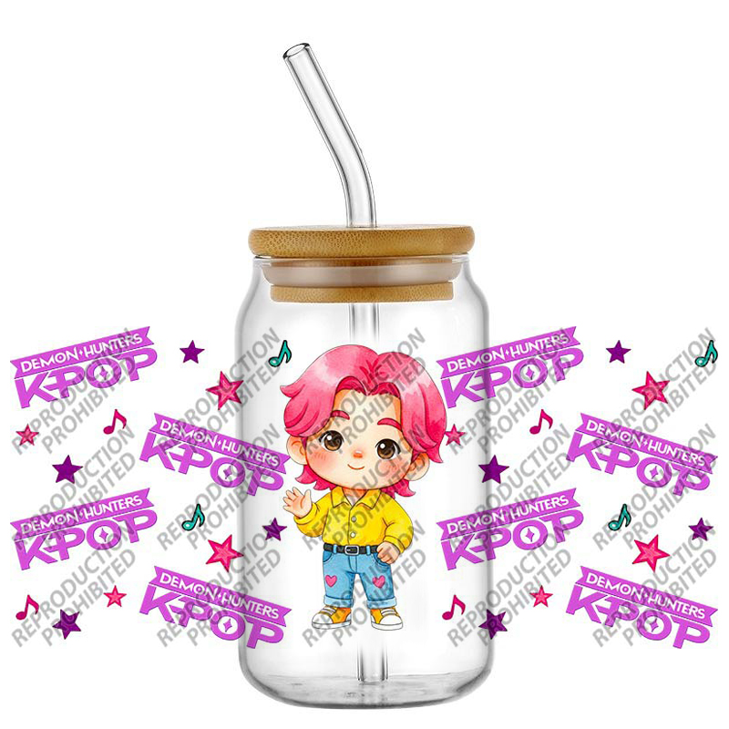 K-POP Vibesコレクション 16オンス Libbey - Laptop Accessories Stickers のレビューと価格