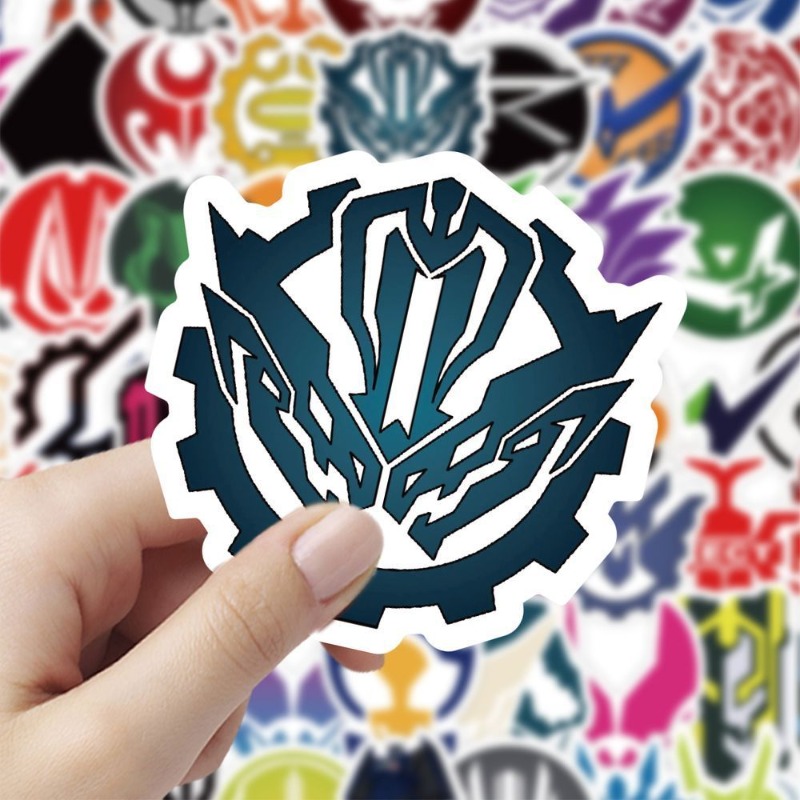 60 枚の仮面ライダーロゴステッカークリエイティブデカール防 - Laptop Accessories Toy のレビューと価格