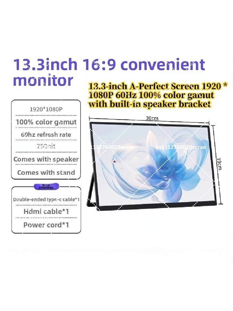ノートパソコン用ポータブル4Kモニター、USB-C接続ゲーミ - Monitor Portable Usb のレビューと価格